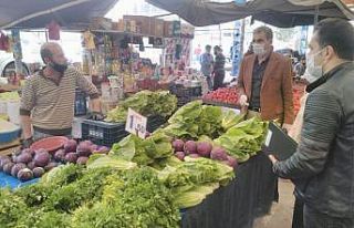 Pazar yerlerinde denetim