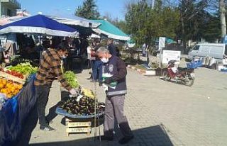 Pazarlar ilçe pazarında önlemler