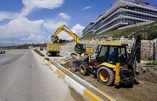 Petrol Caddesinde düzenleme ve genişletme çalışması