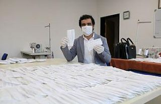 Piyasada 5 TL’ye satılan maskeleri 18 kuruşa mal...