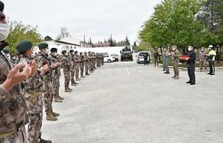 PÖH Timi dualarla Barış Pınarı bölgesine uğurlandı