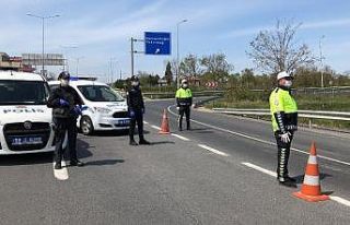 Polis ekiplerinin denetimi sürüyor