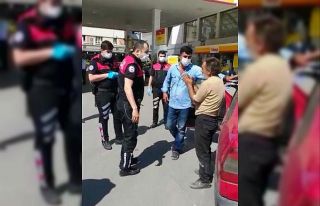Polisi tehdit eden sürücüye 6 bin 905 lira ceza