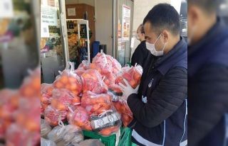 Poşette çürük sebze satışına ceza yağdı