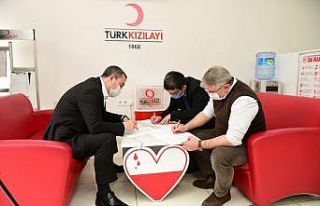 Protokol üyeleri kan bağışı için seferber oldu