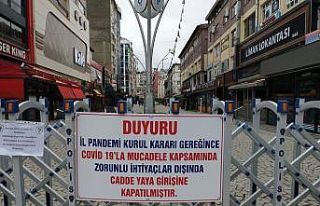 Rize’nin kalabalık caddelerine giriş yasaklandı