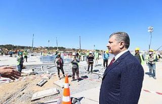 Sağlık Bakanı Fahrettin Koca Sancaktepe’de yapılan...