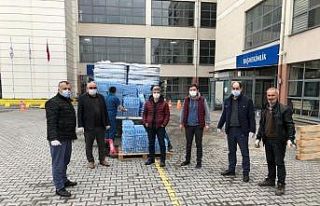 Sağlık çalışanlarına 17 bin 461 adet içme suyu...