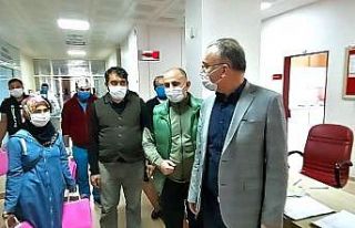 Sağlık çalışanlarına kadayıf jesti