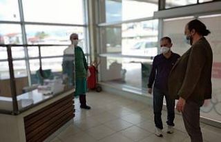 Sağlık Müdüründen Pandemi servisine ziyaret