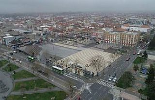 Sakarya’da boş kalan cadde ve sokaklar havadan...