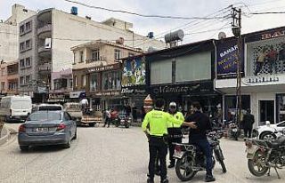 Samandağ’da motosiklet denetimi