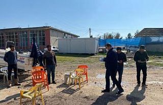 Samsat’ta maskeler ücretsiz dağıtıldı