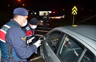 Samsun’da araç giriş çıkışı durduruldu