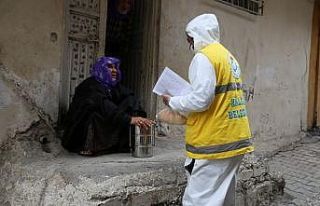 Şanlıurfa’da evde kalanlara sıcak yemek desteği