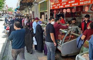Şanlıurfa’da vatandaşlar sakatat almak için...