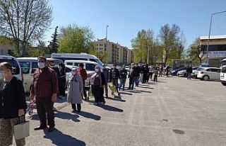 Semt pazarlarında korona virüs denetimi