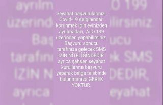 Seyahat başvuruları Alo 199’a yapılacak