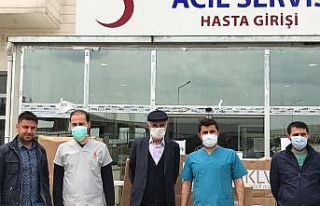 Silvanlı iş adamından sağlık çalışanlarına...