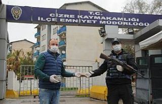 Şırnaklı iş adamı şehit polisler için helva...