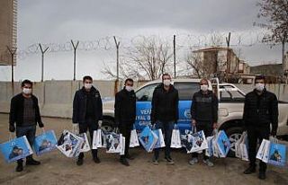 Şırnak’ta gazetecilere hijyen malzemeleri dağıtıldı