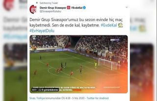 Sivasspor’dan anlamlı paylaşım
