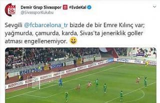 Sivasspor’dan Barcelona’ya cevap!