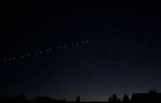 Siverek semalarında görülen ışıklar heyecana...