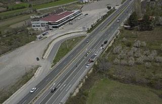 Skorsky helikopter ile trafik denetimi