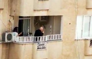 Sokağa çıkamayan Şanlıurfalılardan balkon konseri