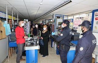 Sokağa çıkma kısıtlaması öncesi Erzurum’da...