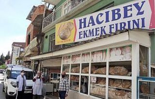 Sokağa çıkma kısıtlamasında sokakları fırıncılar...