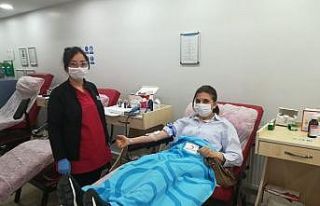 Sokağa çıkma yasağı günlerinde kan bağışına...