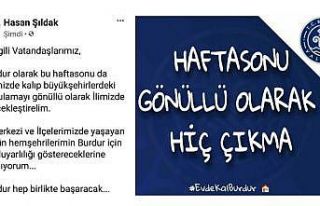 Sokağa çıkma yasağı olmayan Burdur’da Validen...
