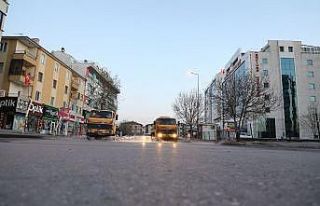 Sokağa çıkma yasağında Melikgazi’de cadde ve...