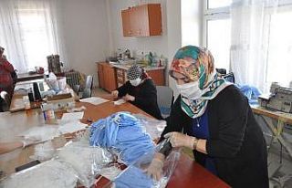 Sorgun’lu gönüllü bayanlar günde 2 bin adet...