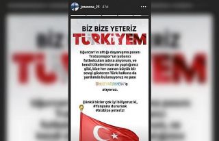 Sosa, Uğurcan Çakır’ın dayanışma pasını...