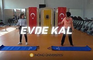 Spor Bilimleri Fakültesi’nden ’evde spor’ hizmeti