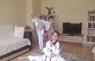 Sporcular antrenmanı evden yapıyor