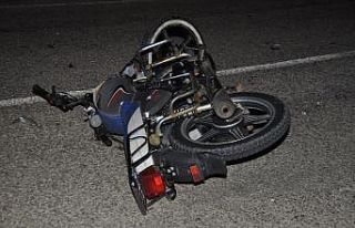 Şuhut’ta motosiklet tıra arkadan çarptı: 1 ölü
