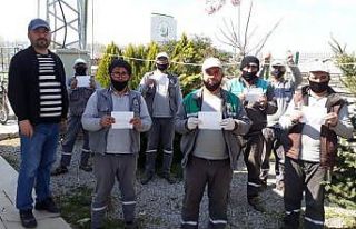 Şuhut’ta Orman Fidanlığı çalışanlarından...