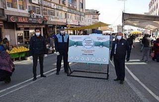 Süleymanpaşa Belediyesinden pazar girişlerine el...