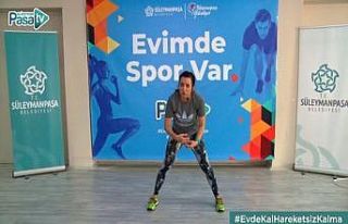 Süleymanpaşa TV’den evden çıkmadan spor imkânı