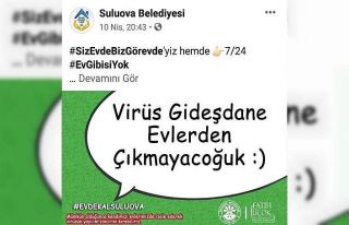 Suluova Belediyesinden halka yöresel dille ‘evde...