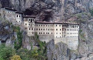 Sümela Manastırı’ndaki restorasyon çalışmalarına...