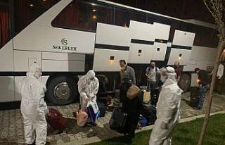 Suudi Arabistan’dan getirilen 268 kişi Isparta’da...