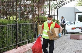 Talas’ta kapanan iş yeri mağdurlarına destek