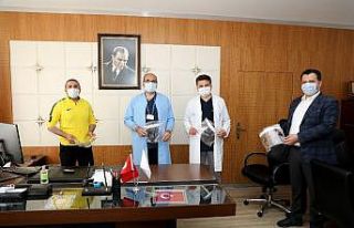 Talas’tan sağlıkçılara koruyucu siperlik