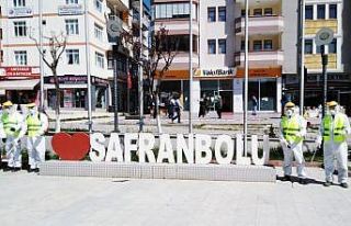 Tarihi kentte 130 bin metrekare alan dezenfekte edildi