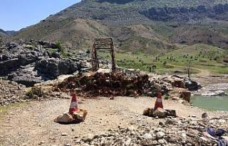 Tarihi köprüde korona virüs tedbiri